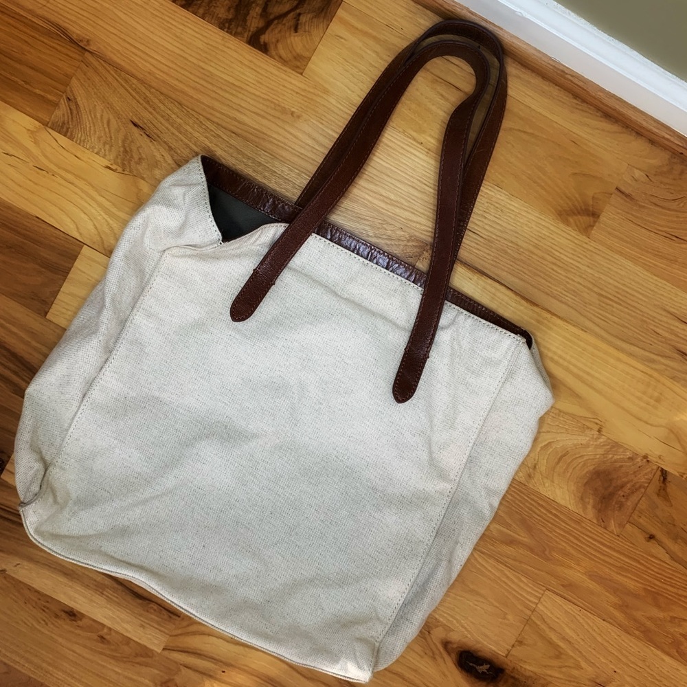 J Crew Canvas Tote Bag